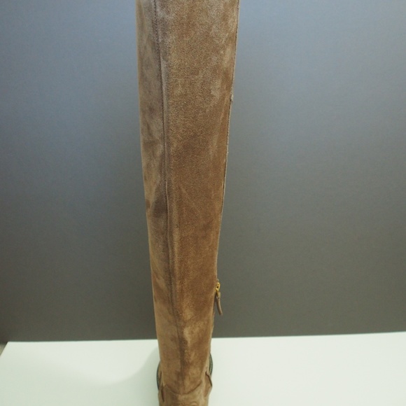 Tory Burch Suede Lug Sole Boots Size 9.5 - Picture 8 of 10